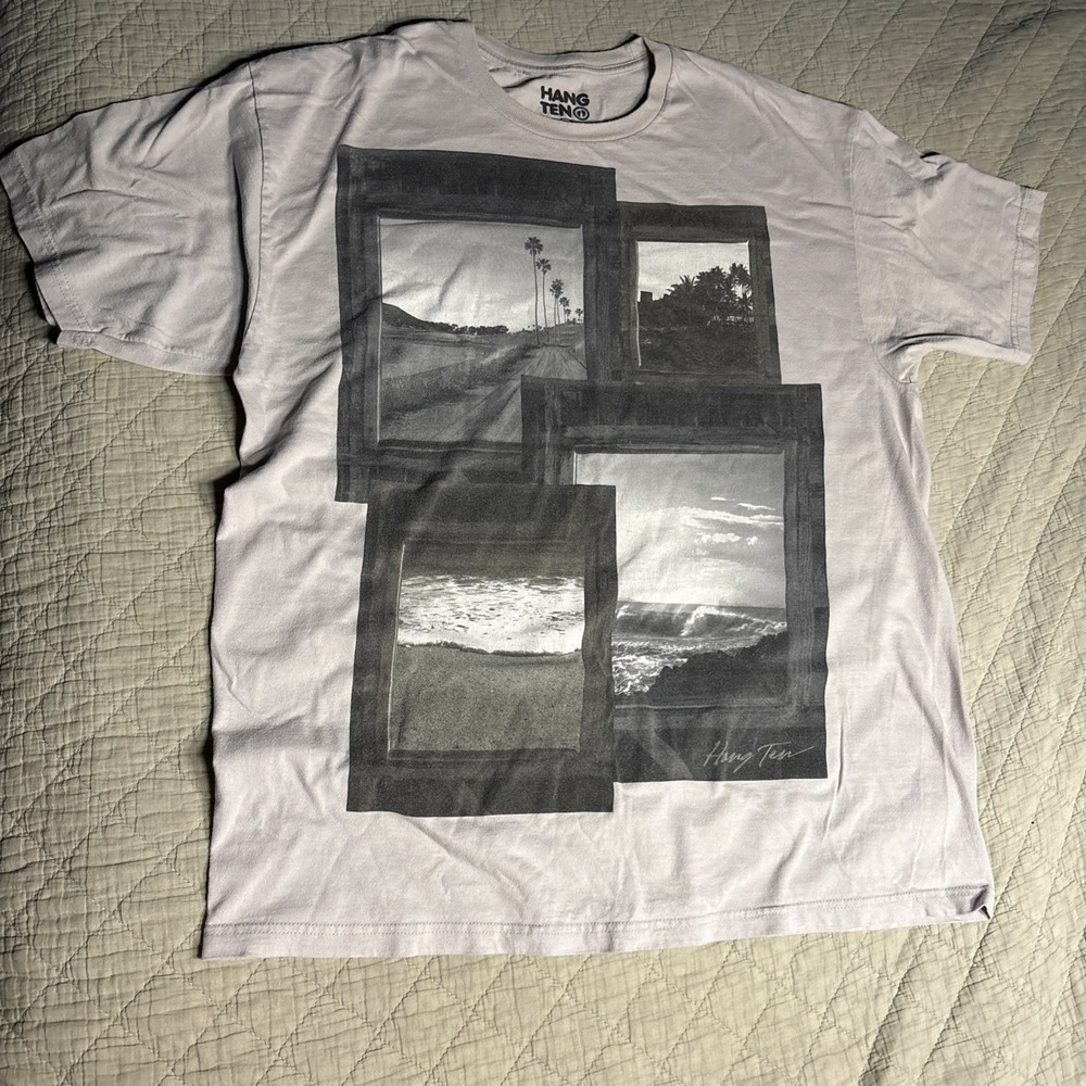 Vintage Hang Ten T Shirt Beach Themed Size‎ XL 4 framed pictures